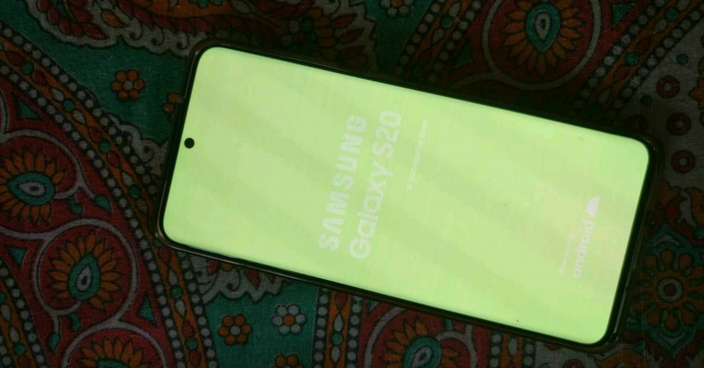 Samsung Galaxy S20 screen issue