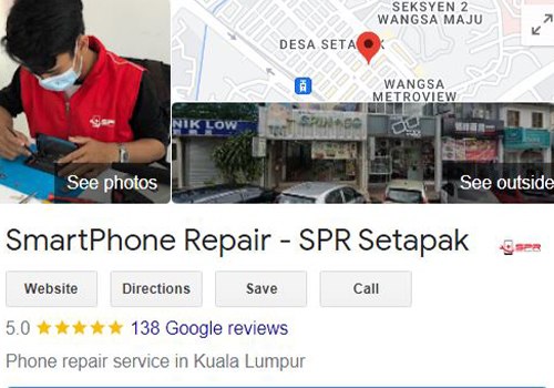 SPR Setapak Google Review